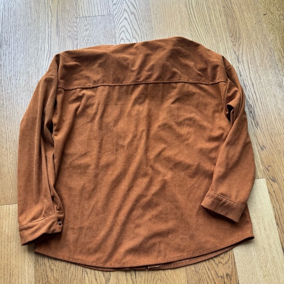 Rust Fringe Button-Up Shirt - Picture 3 of 3
